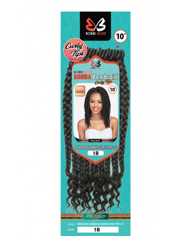 Bomba Box Braid Curly Tips 10"